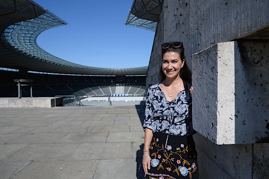 Fruzsina Szép, Direktorin des Lollapalooza Berlin, hier 2018 im Olympiastadion