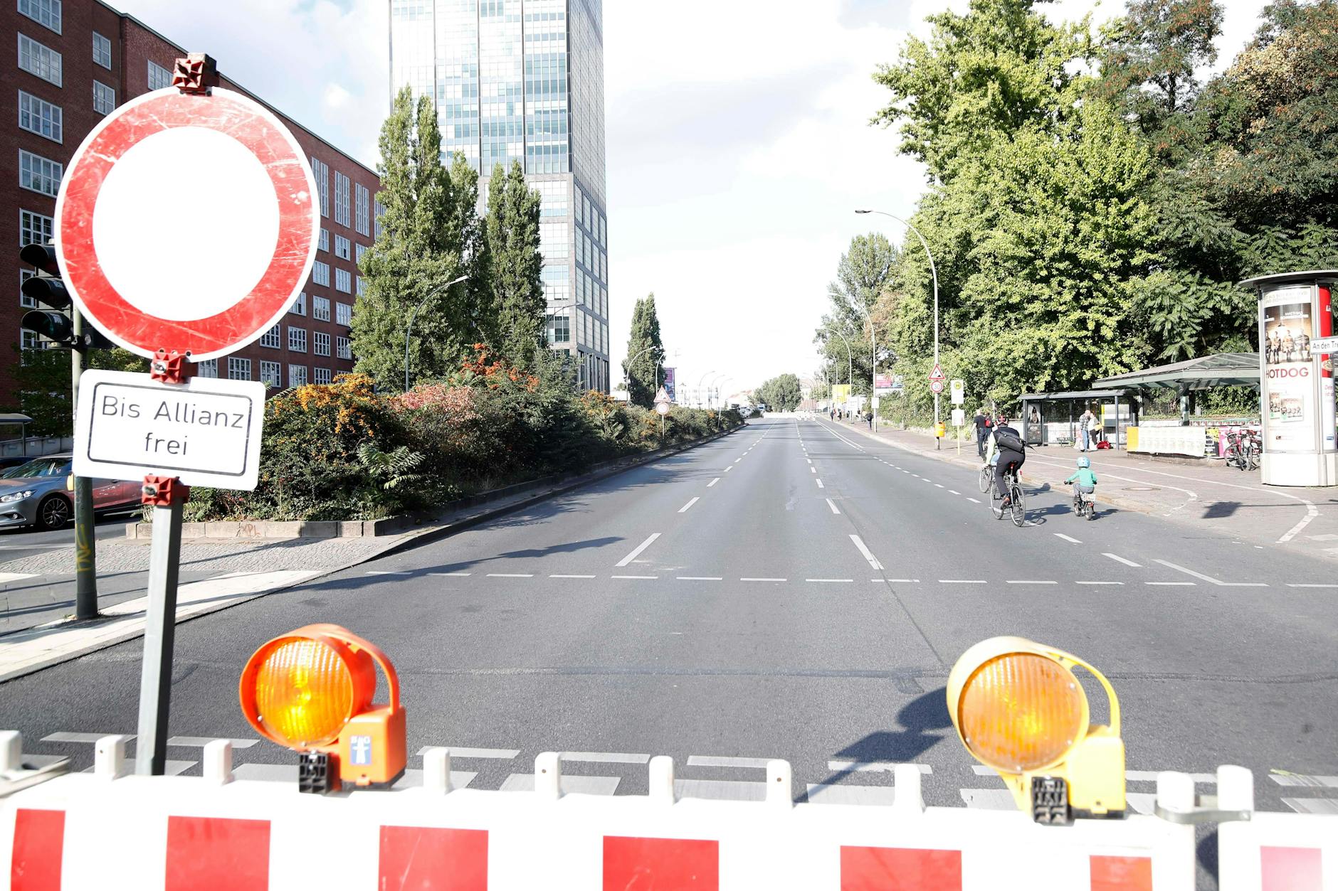 In Treptow-Köpenick gibt eine neue Baustelle auf der Elsenstraße an der Ecke Am Treptower Park.