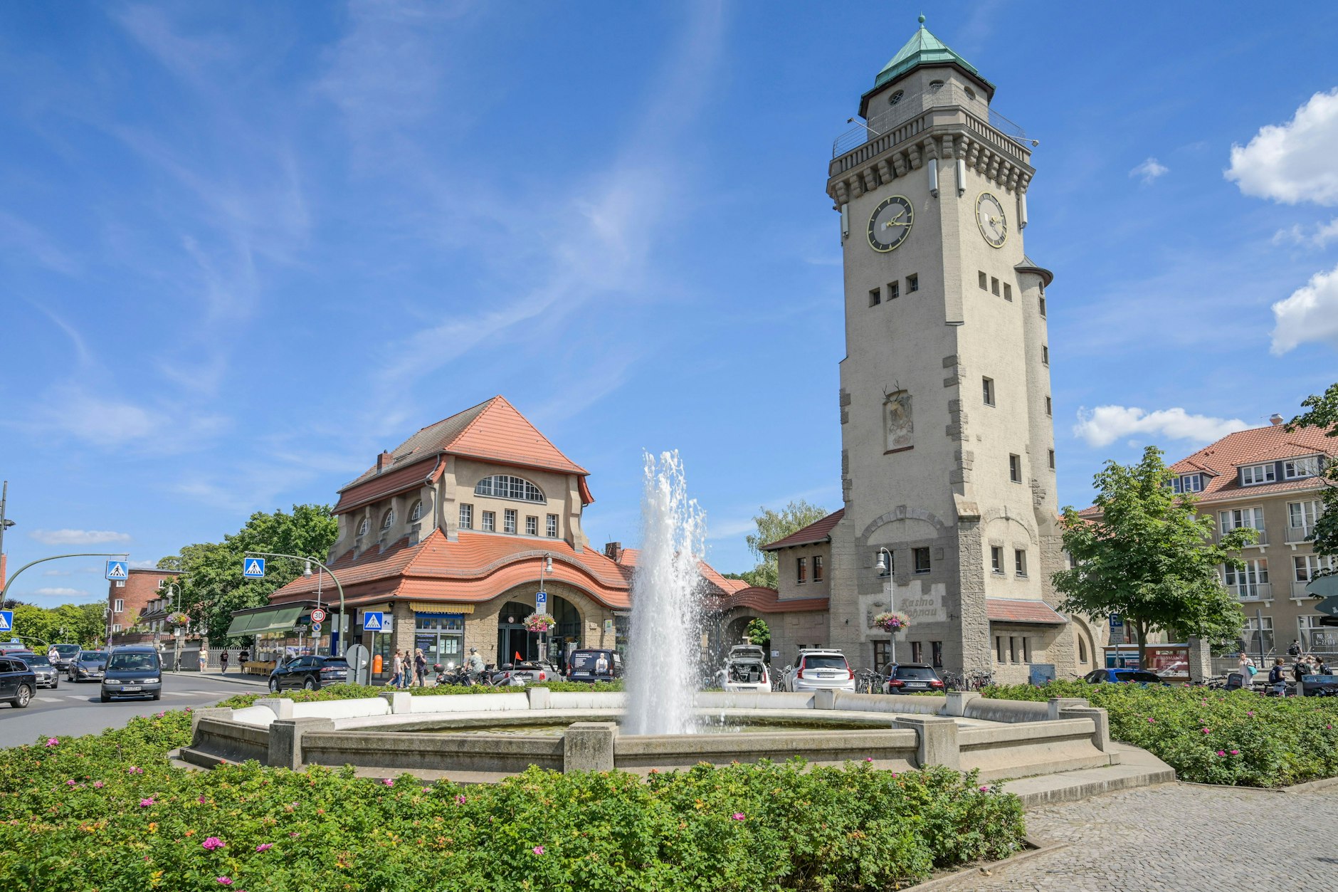 Der Kasinoturm in Frohnau im Berliner Bezirk Reinickendorf öffnet ab Mai wieder für Besucherinnen und Besucher.