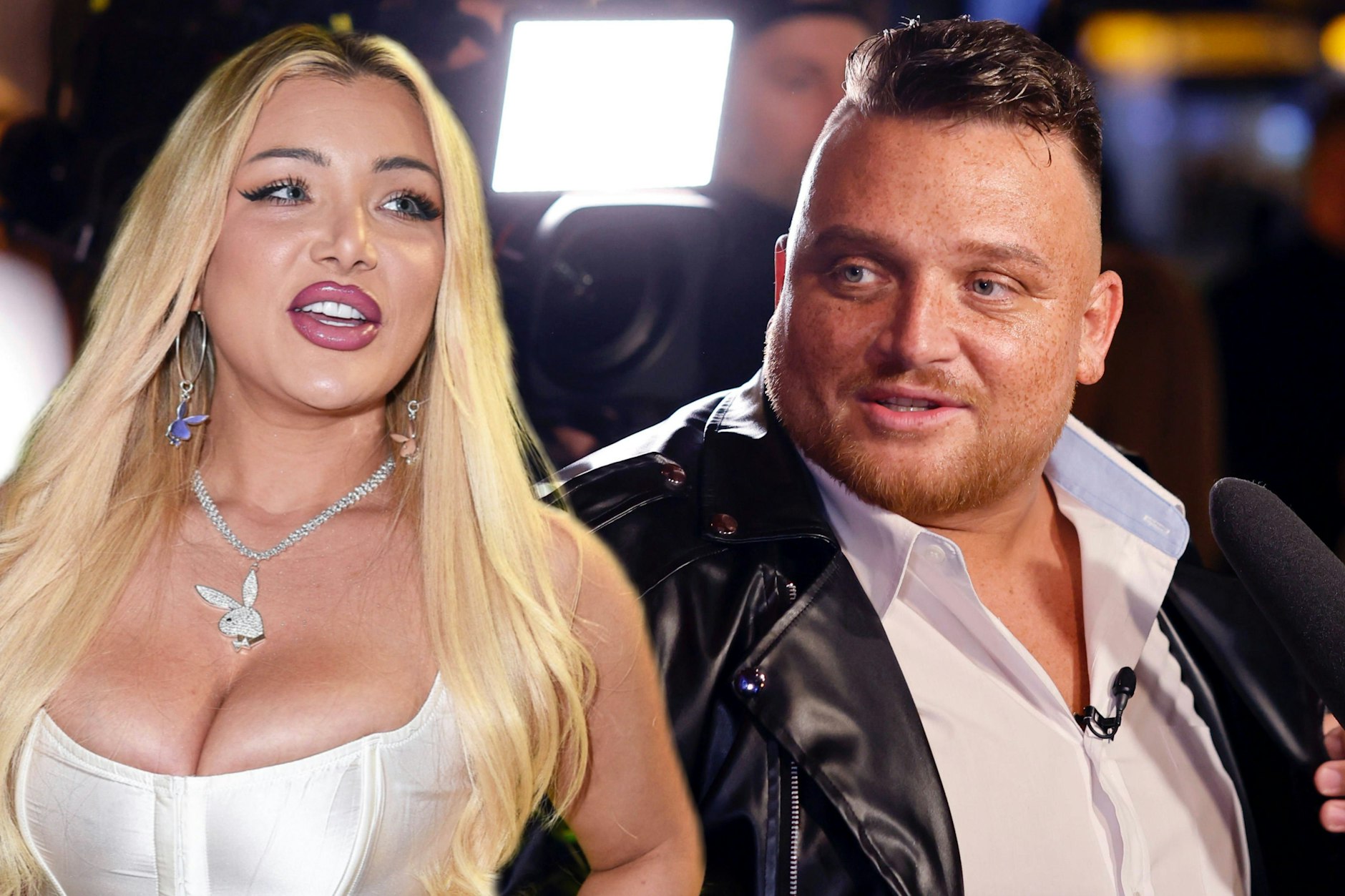 Melody Haase und Menowin Fröhlich