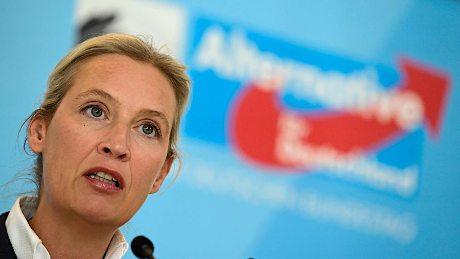 Die AfD-Co-Vorsitzende Alice Weidel wird im Verfassungsschutzbericht mehrfach zitiert.