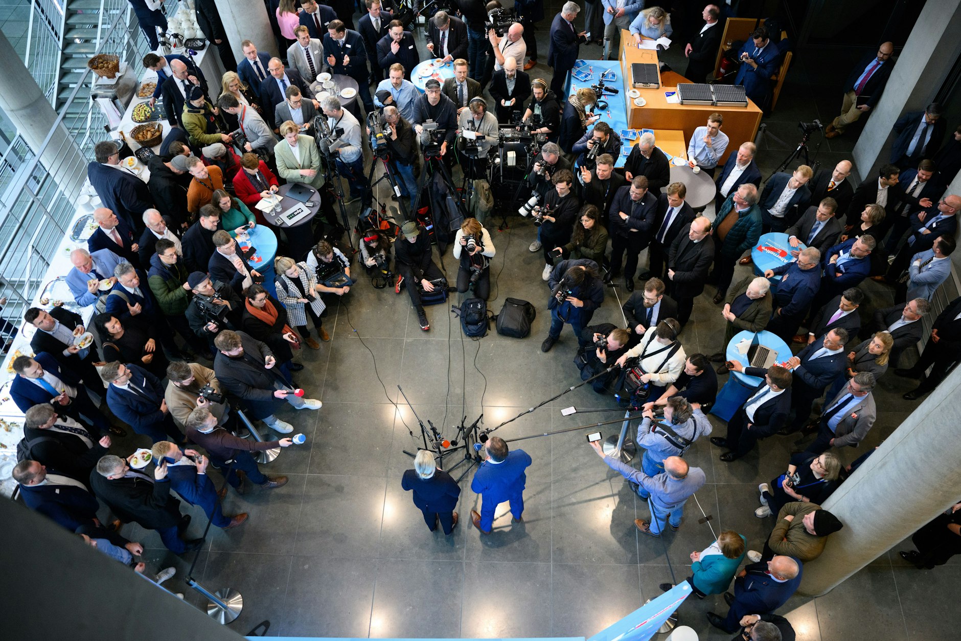 Die Fraktionsvorsitzenden der AfD, Alice Weidel und Tino Chrupalla