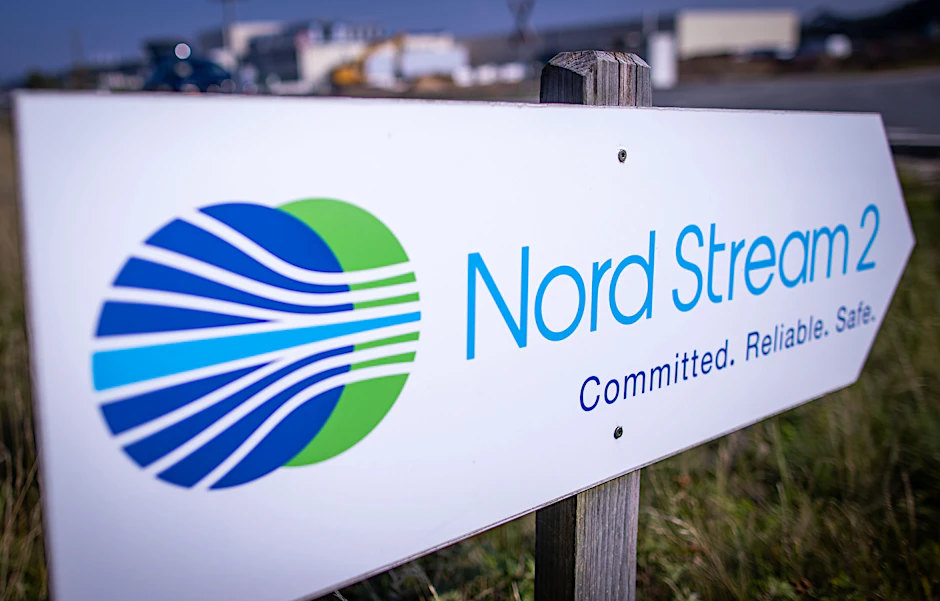 Erdgasempfangsstation der Ostseepipeline Nord Stream 2 im vorpommerschen Lubmin