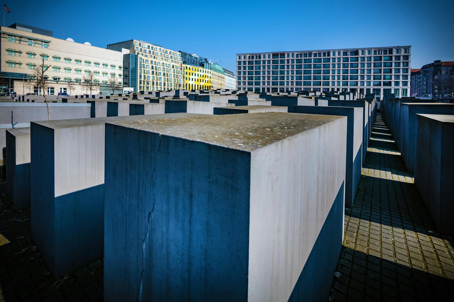 Das Holocaust-Mahnmal in Berlin-Mitte