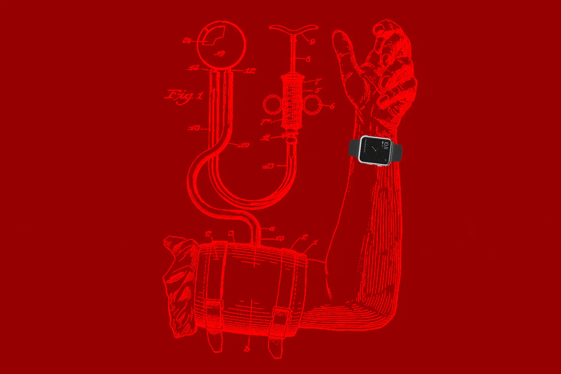 Mit den meisten Smartwatches kann man auch den eigenen Blutdruck messen.