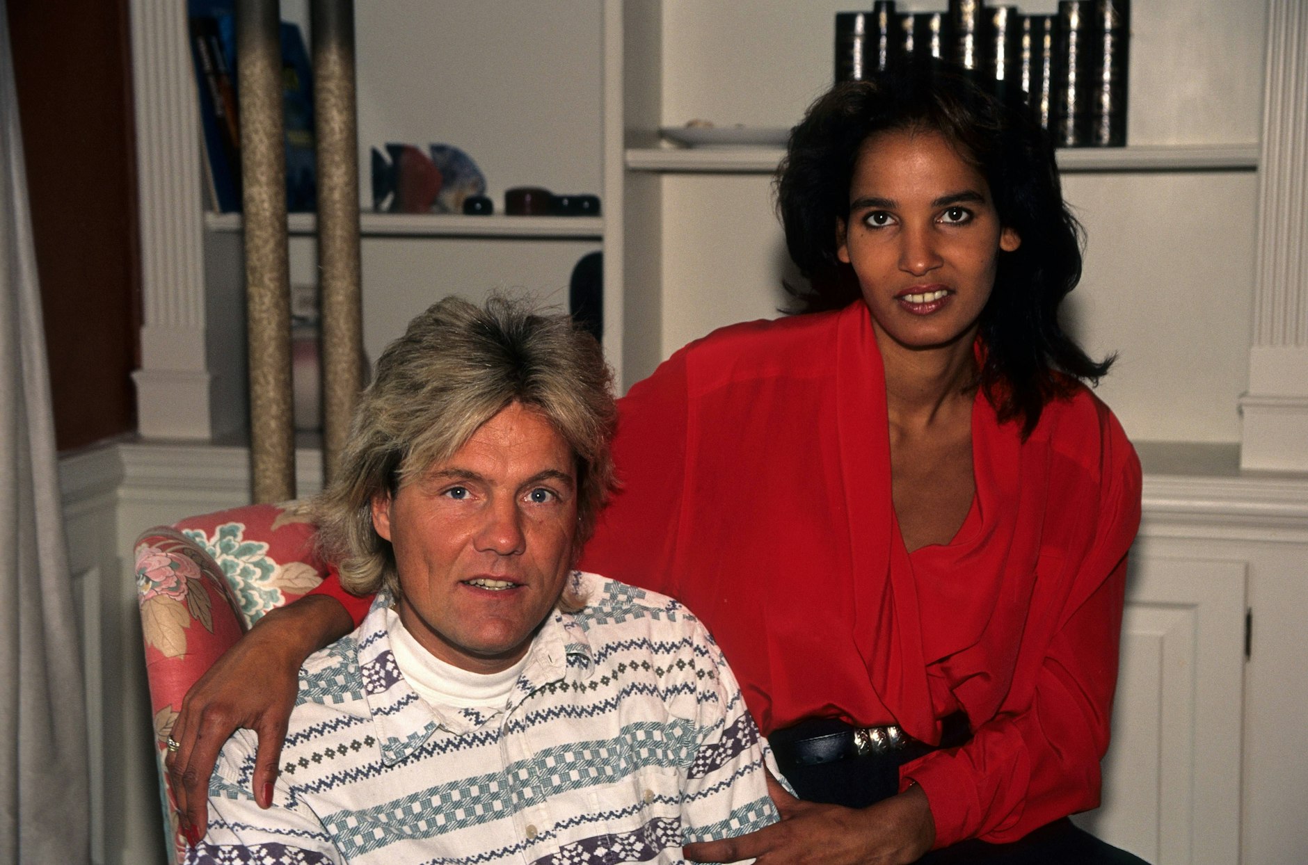 Dieter Bohlen mit Nadja Abd el Farrag 1994.