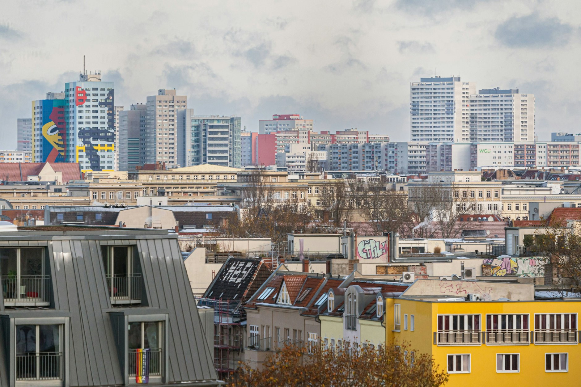 Blick in Richtung Lichtenberg. Dort wird bald wieder viel Neues gebaut.