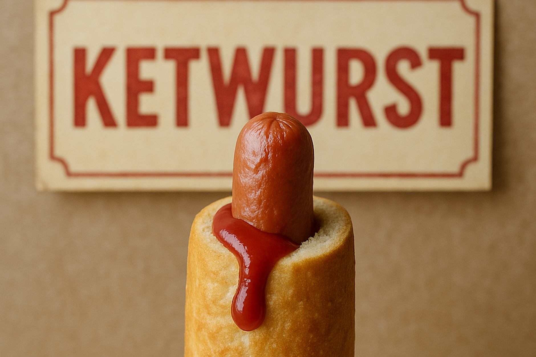 Fastfood-Klassiker aus DDR-Zeiten: Ketwurst.