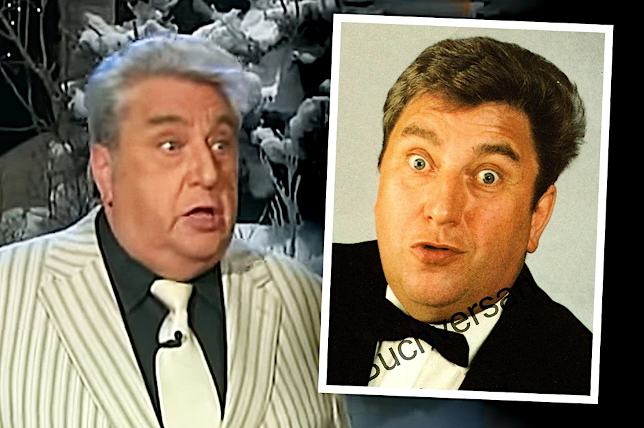 Erinnern Sie sich an Winfried Krause? Der Komiker (hier bei einem Auftritt im MDR und auf einer alten Autogrammkarte) legte in der DDR eine Fernsehkarriere hin, trat auch nach der Wende noch auf. 