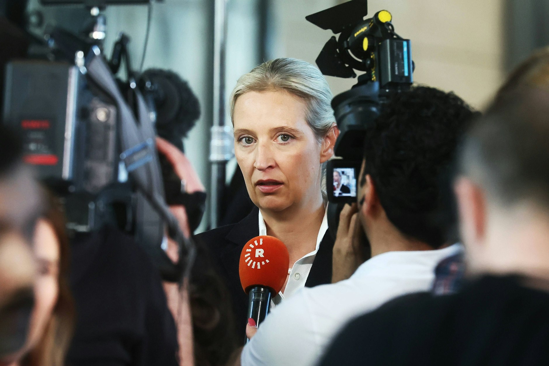 Unter Beobachtung: die AfD-Vorsitzende Alice Weidel