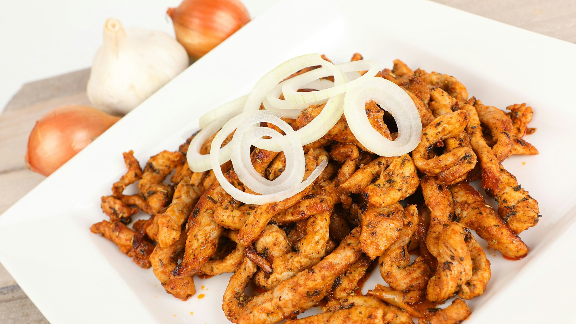 Die Würzmischung macht das Gyros-Fleisch besonders lecker.