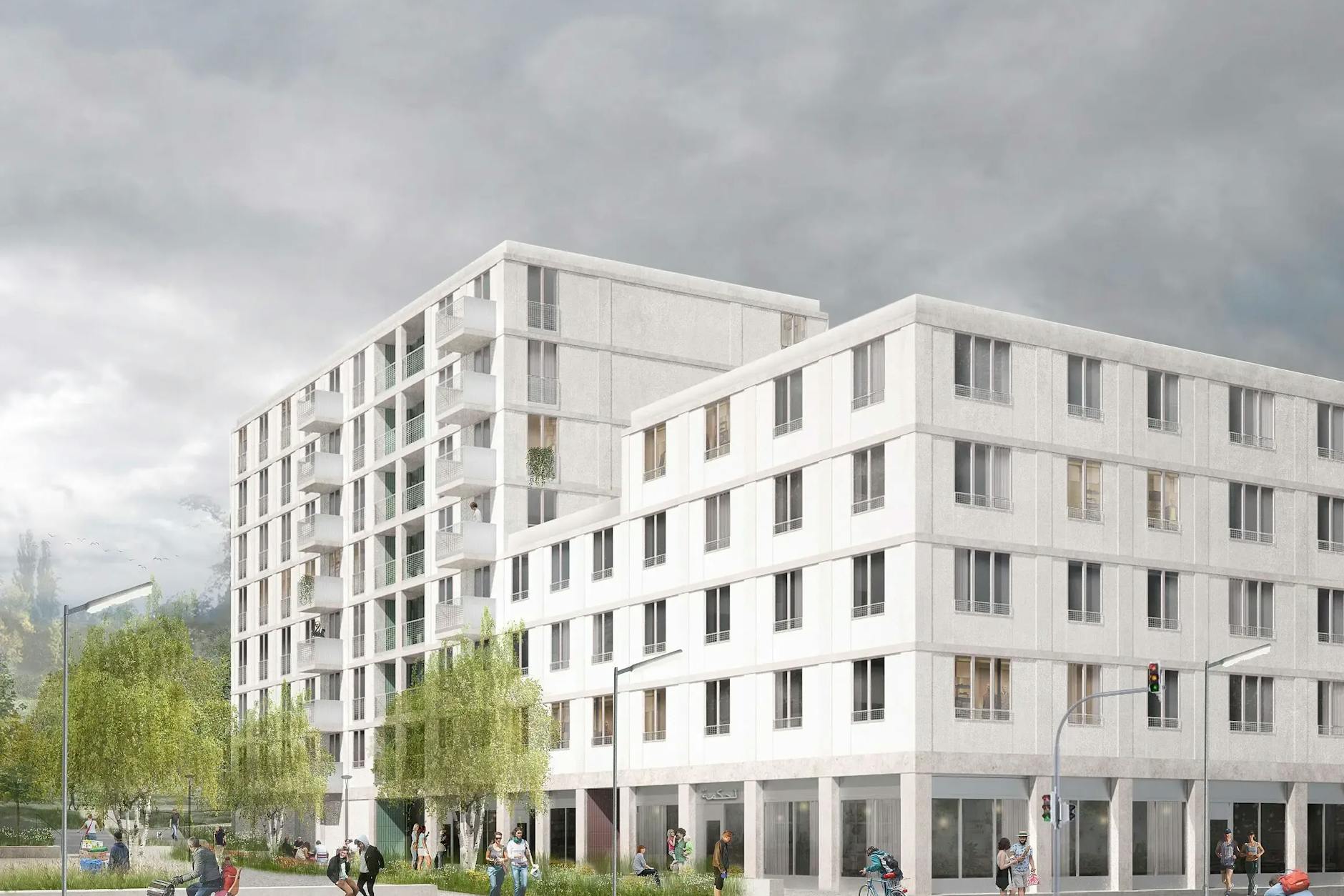 In Berlin-Moabit werden 108 Wohnungen in einem neuen Stadtquartier gebaut.