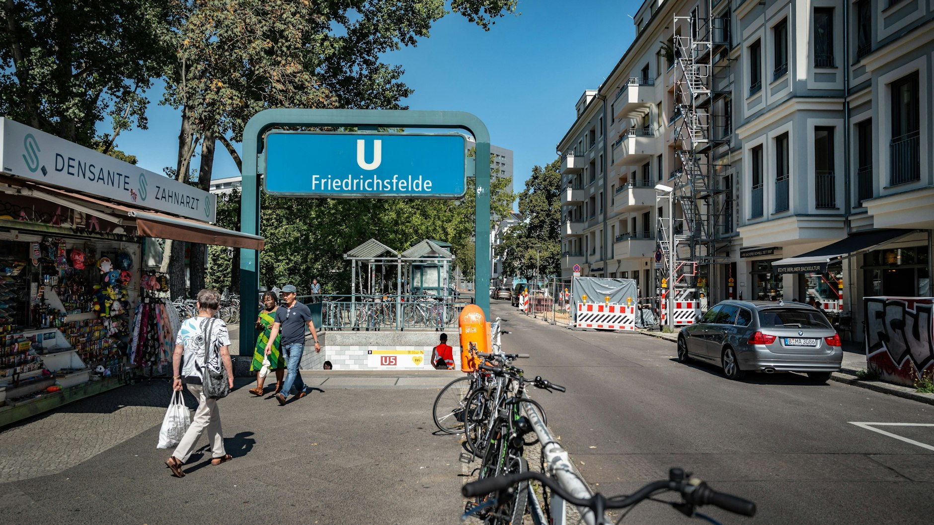 Auch in Friedrichsfelde fährt die U5 bald nicht mehr. 