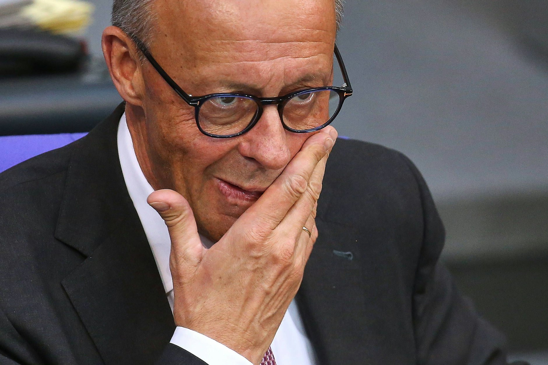 Friedrich Merz (CDU) ist nun Bundeskanzler – hier im Bundestag.