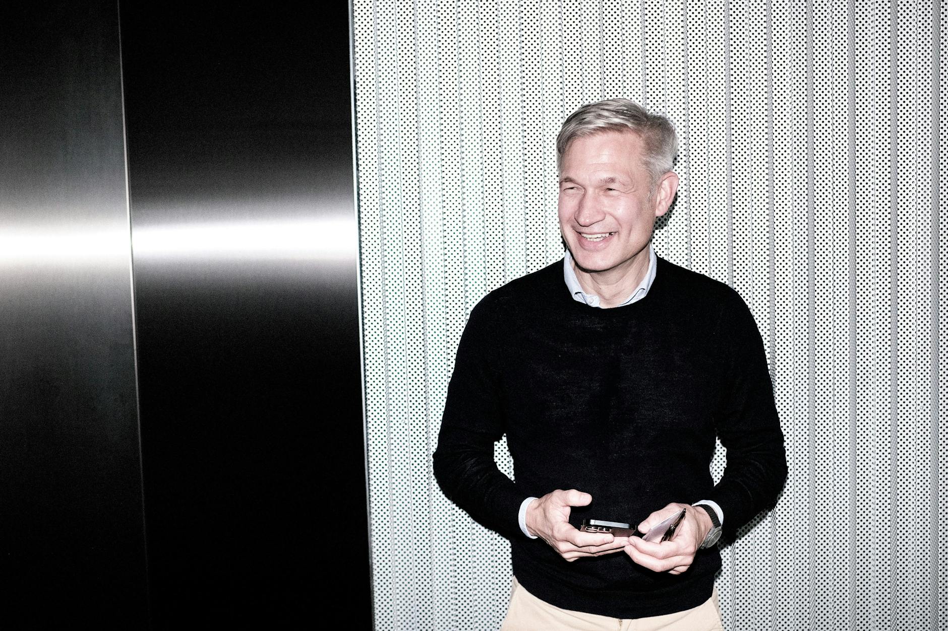 „Ich kann meine politische Identität nicht ohne linke Theorie denken“: Welt-Herausgeber Ulf Poschardt im Axel-Springer-Verlag in Berlin.