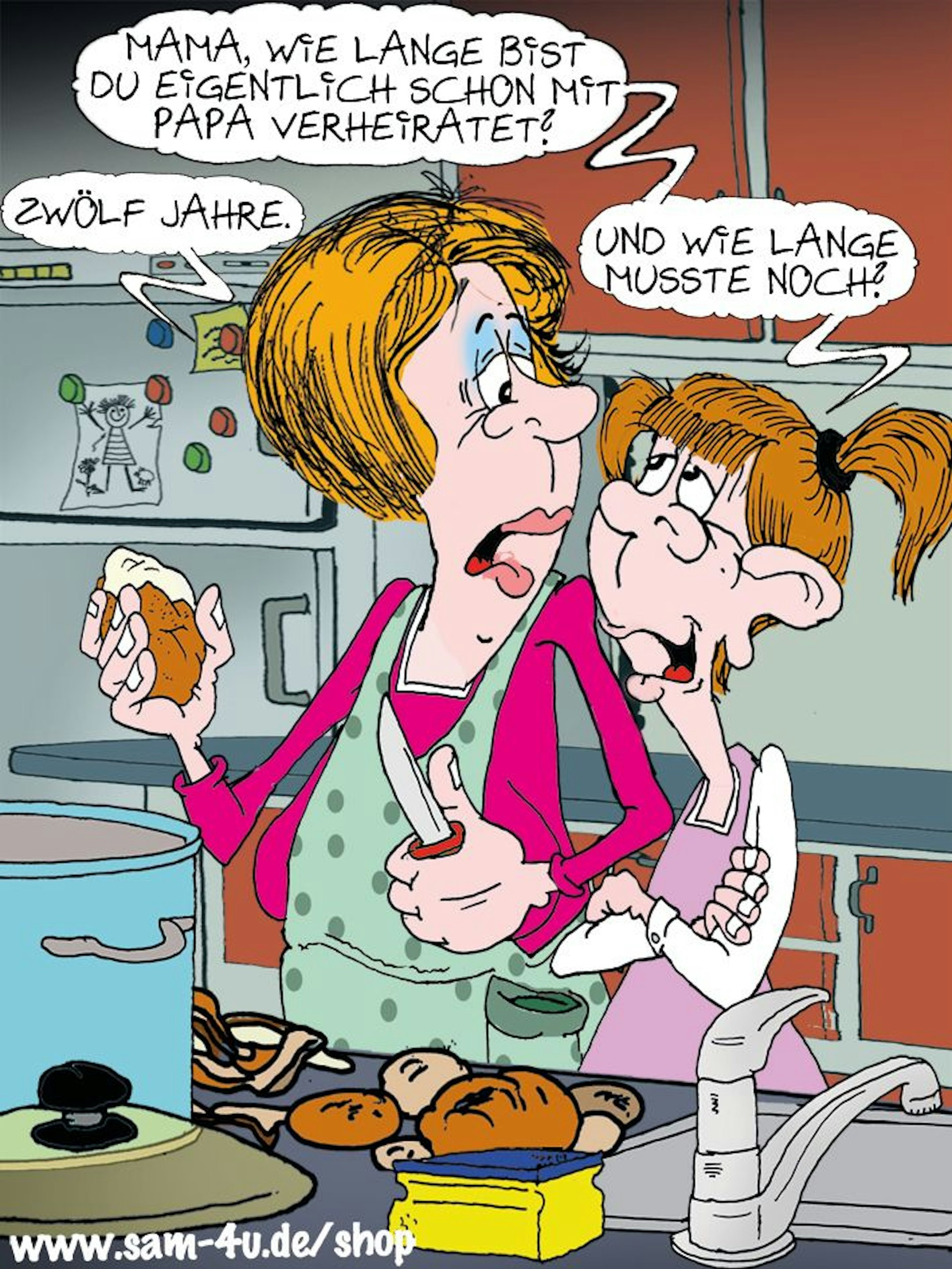 Bereit für den Cartoon des Tages? Der kommt auch heute aus der Feder von Zeichner Sam Paff aus Berlin.
