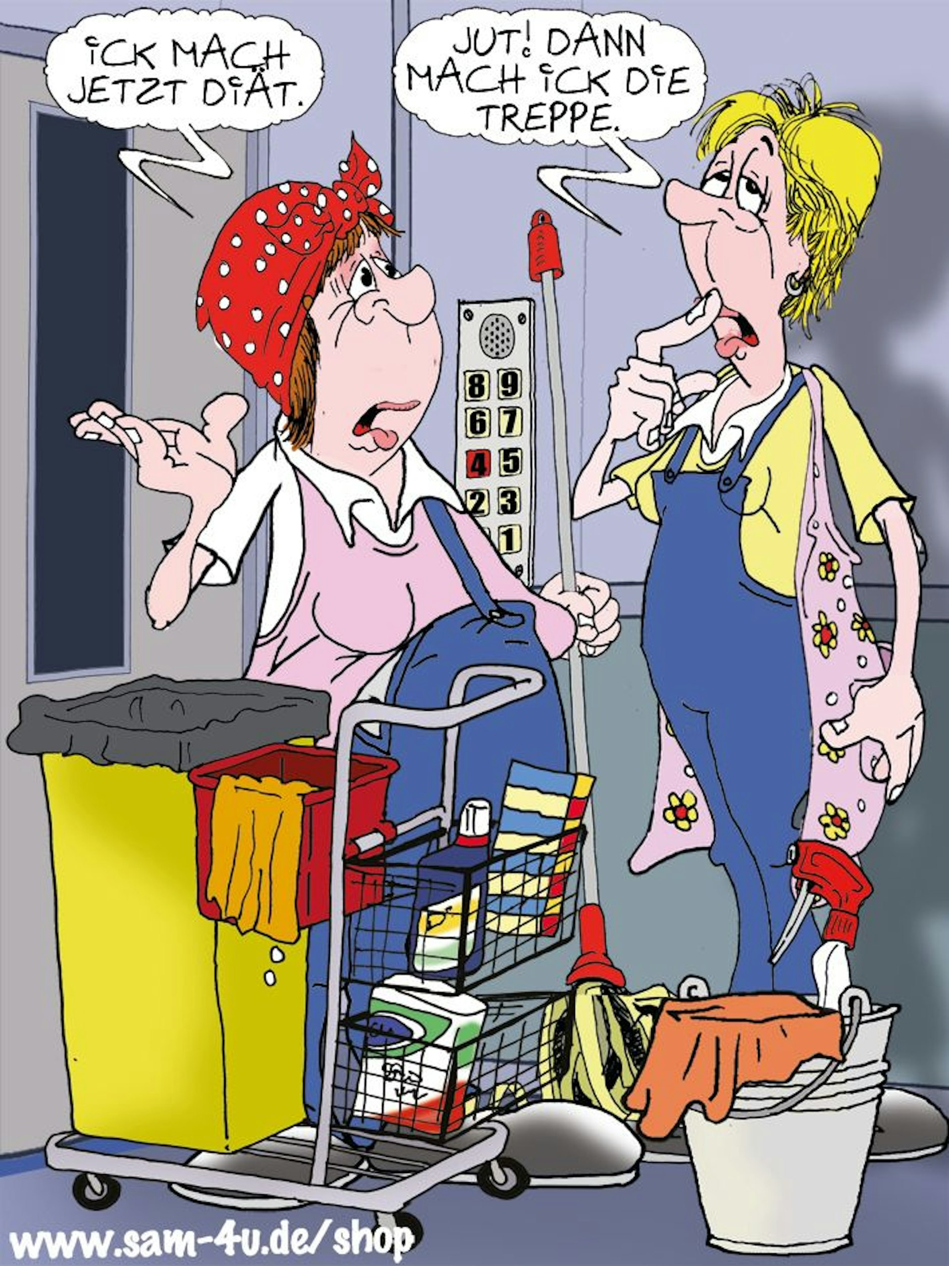 Lust auf unseren Cartoon des Tages? Der wird auch heute von unserem Zeichner Sam Paff aus Berlin beigesteuert.
