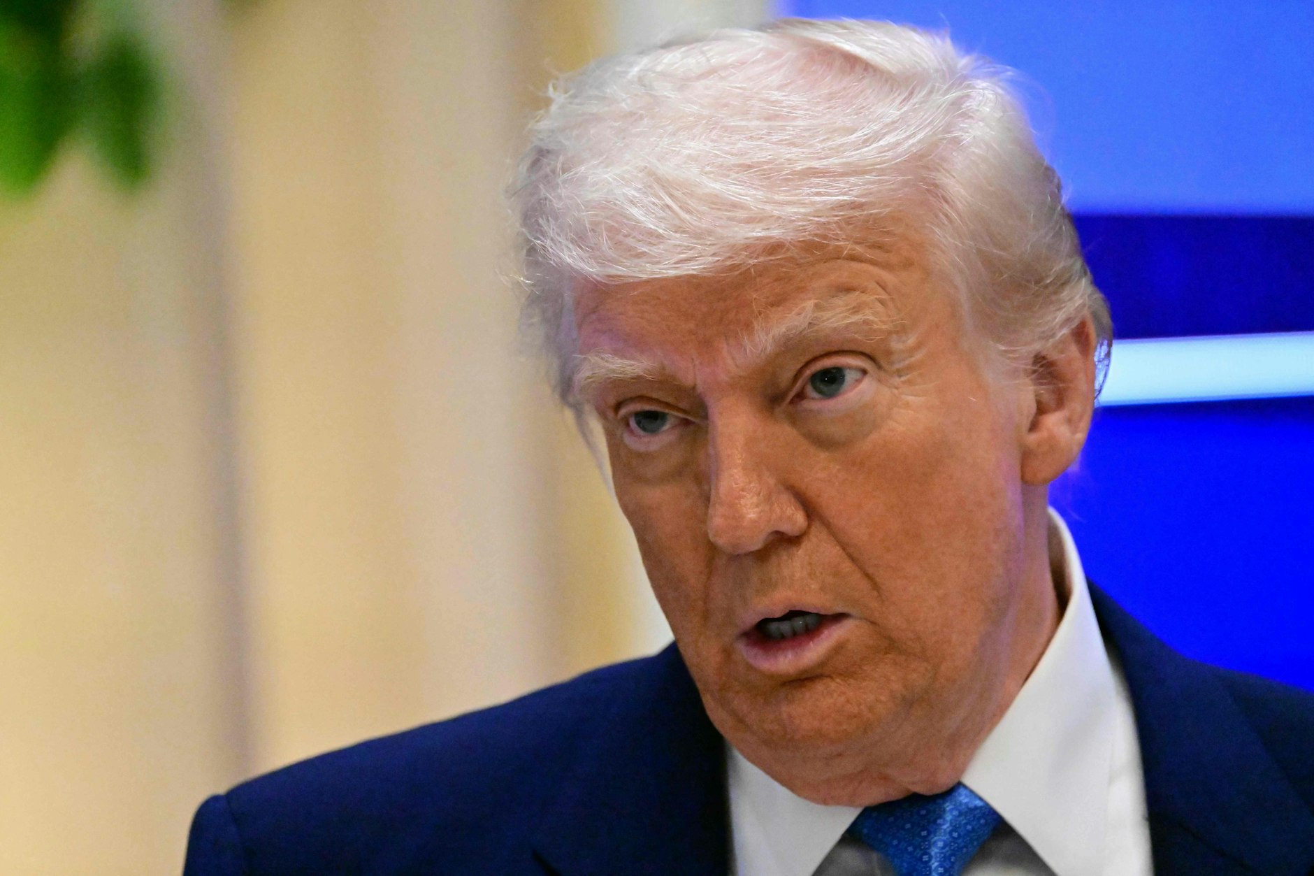 Donald Trump droht Russland mit Sanktionen.