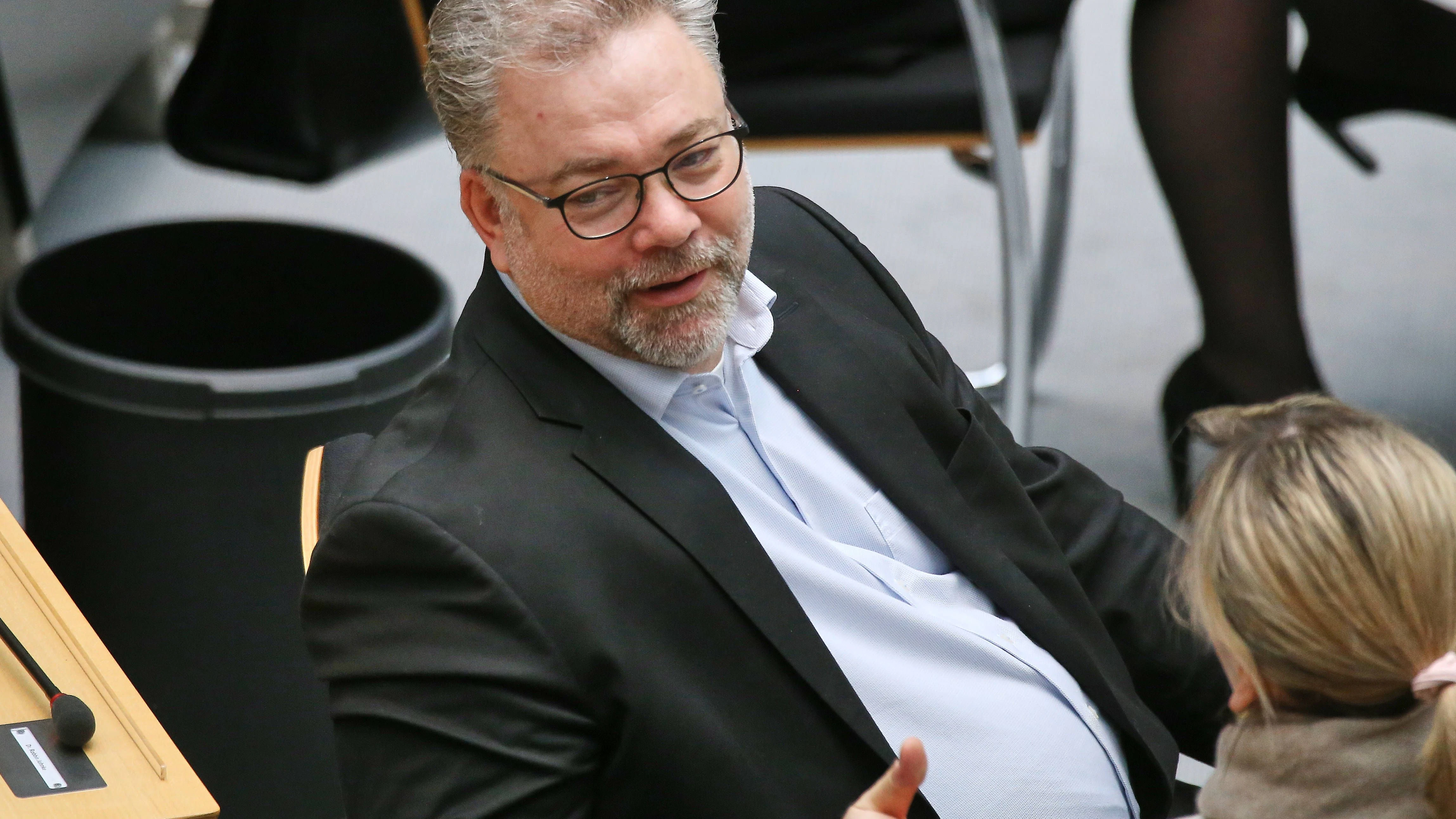 Vizefraktionschef Stephan Standfuß (CDU) im Abgeordnetenhaus: Er ist auch der sportpolitische Sprecher der Berliner Union.