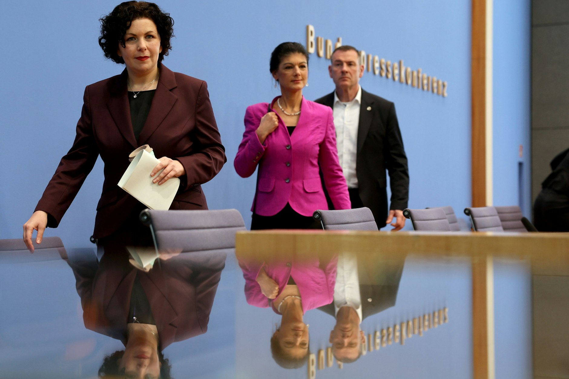 Parteivorsitzende Mohamed Ali und Wagenknecht: Wohin führt der Weg des BSW?