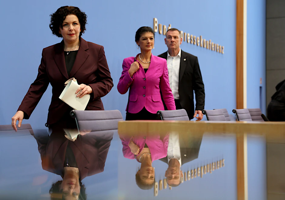 Parteivorsitzende Mohamed Ali und Wagenknecht: Wohin führt der Weg des BSW?