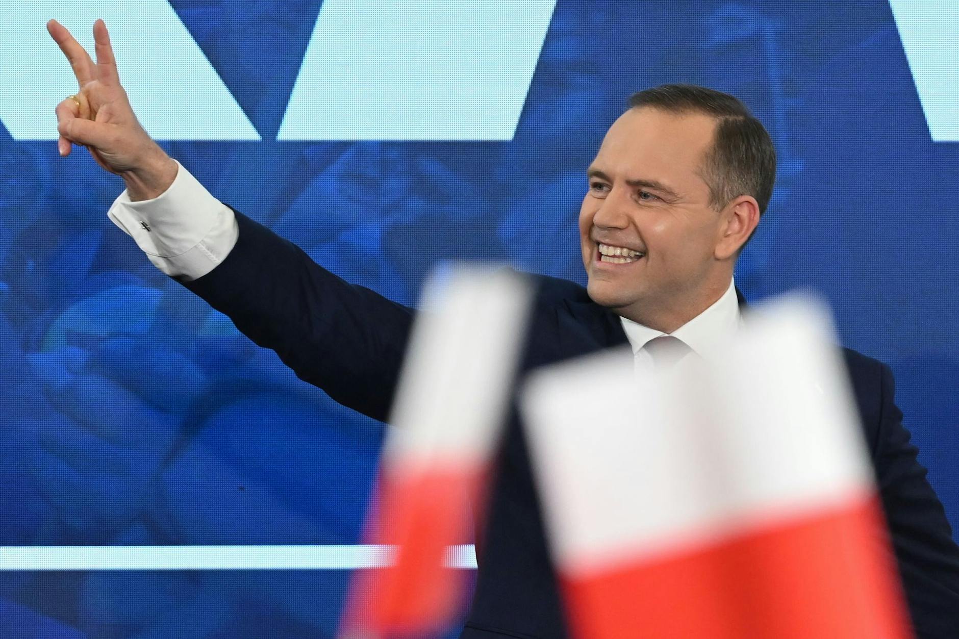 Als Zweiter in die Stichwahl: Karol Nawrocki, der konservative PiS-Kandidat nach der ersten Runde der polnischen Präsidentschaftswahlen 2025