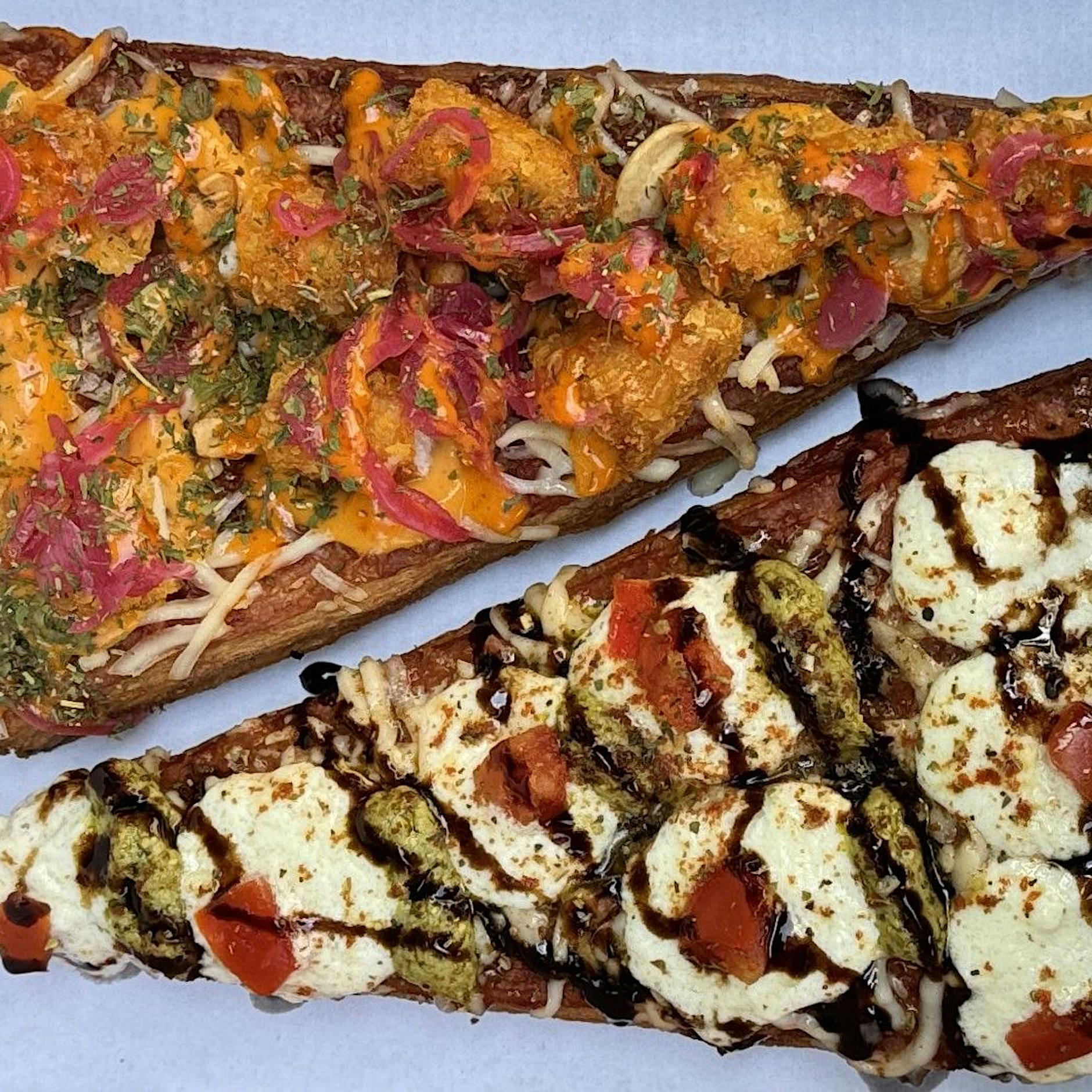 Gehypter Imbiss in Mitte: So schmeckt die Croissant-Pizza von Crusty Slices