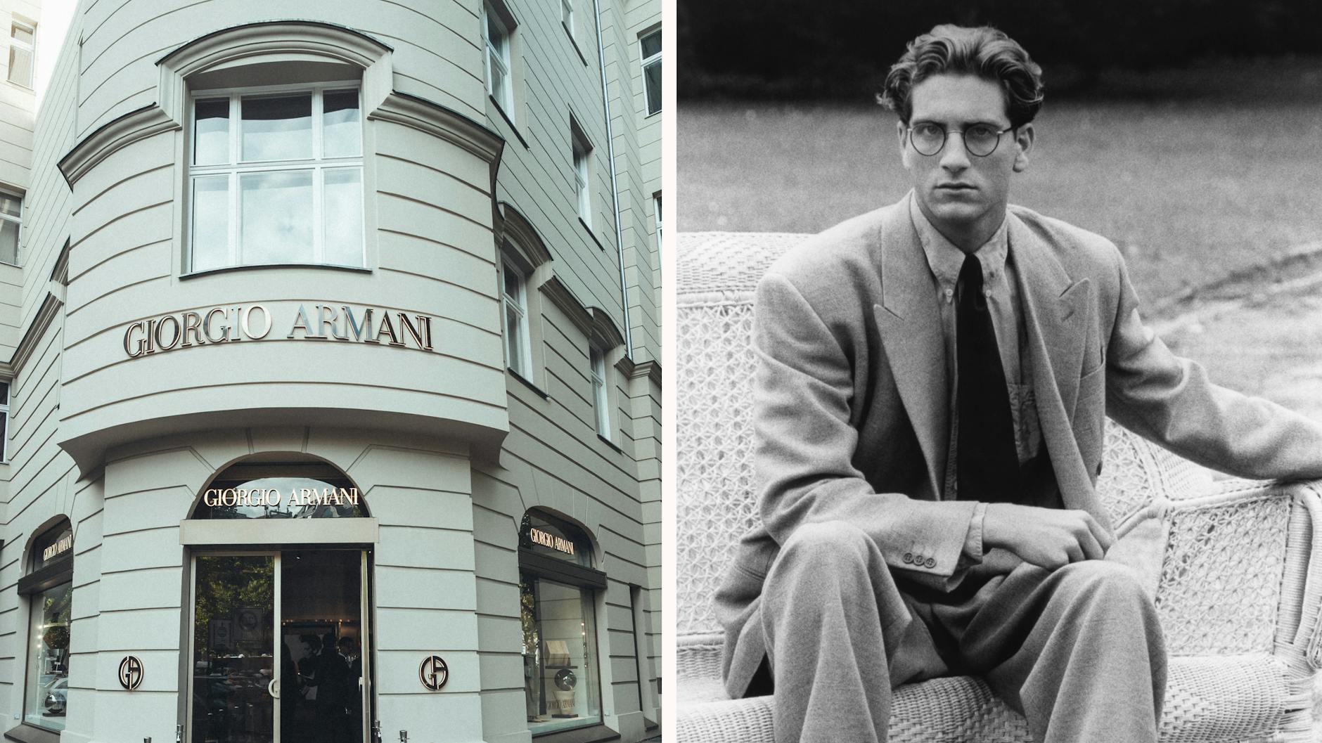 In der frisch renovierten Armani-Boutique sind jetzt Modefotografien von Aldo Fallai ausgestellt.