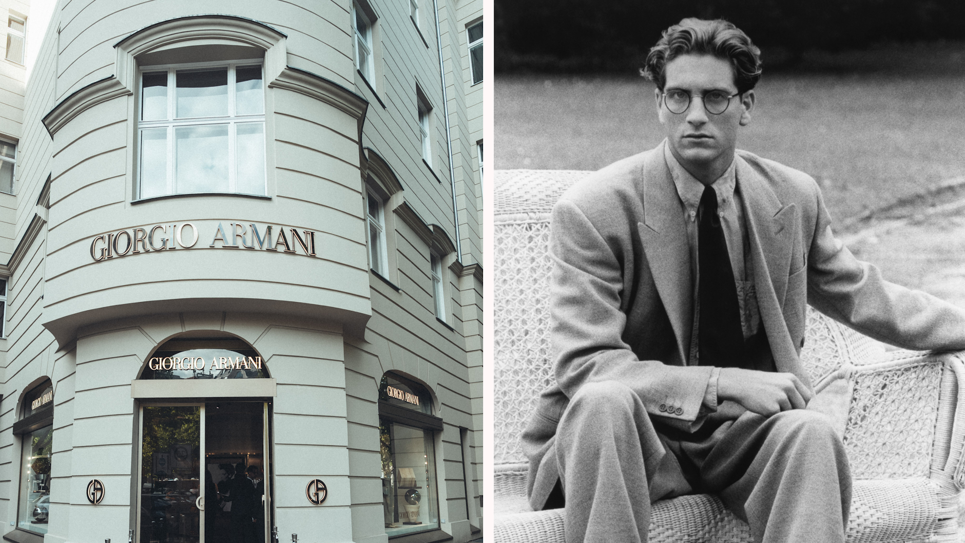 In der frisch renovierten Armani-Boutique sind jetzt Modefotografien von Aldo Fallai ausgestellt.