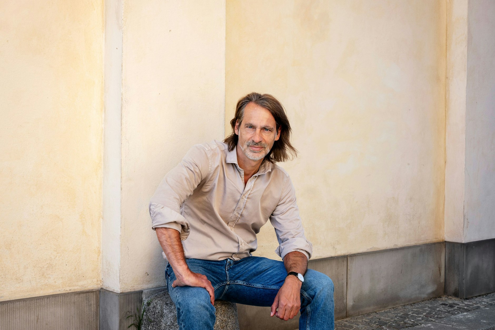 Richard David Precht in Berlin-Mitte: „Es hat für Deutschland kaum einen Sinn aufzurüsten.“