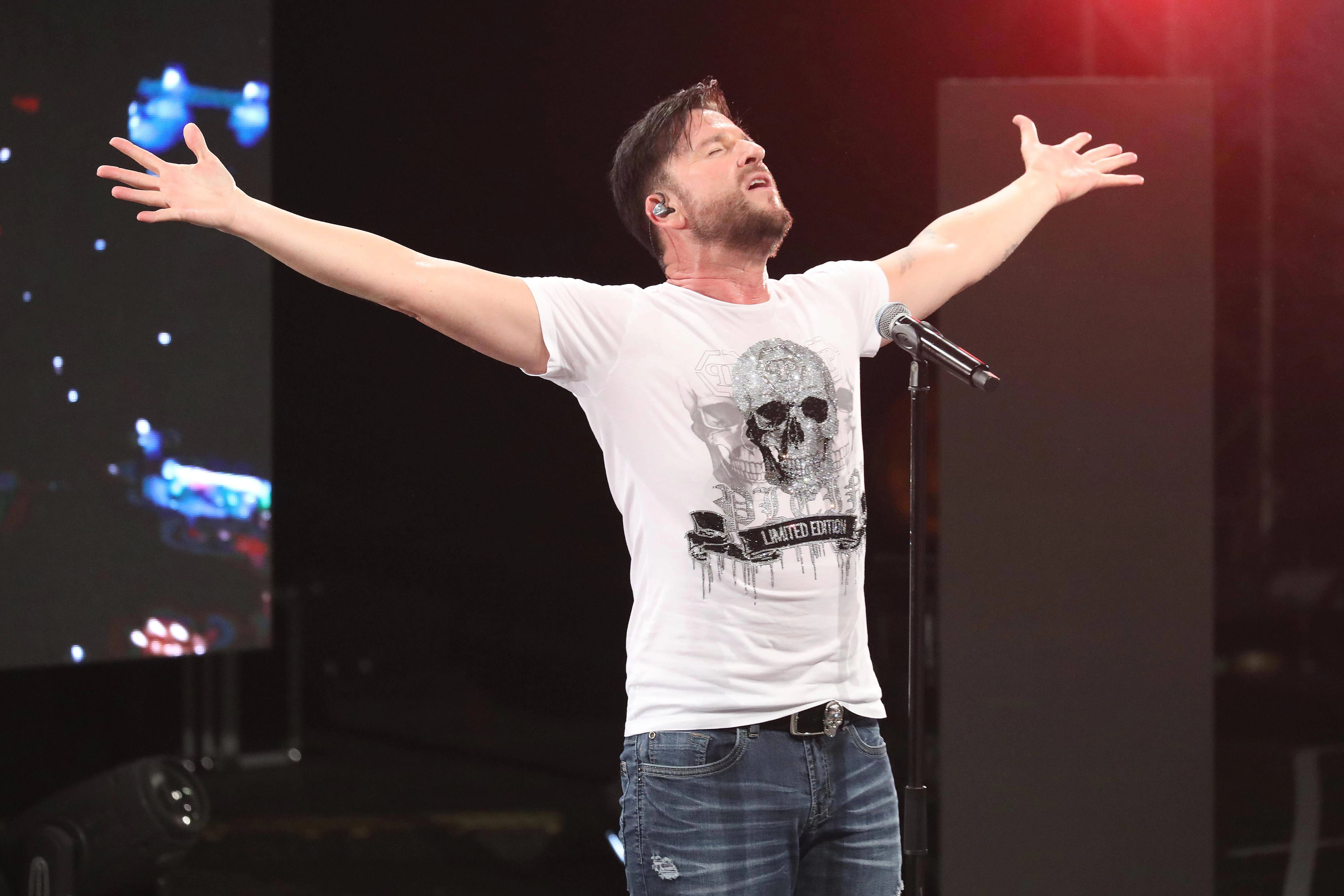 Michael Wendler feiert sich bei Auftritten gerne selbst.