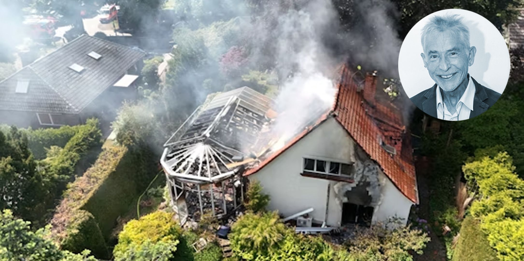 Feuer-Drama in Spandau! Feinkost-König Rogacki stirbt in seiner Villa