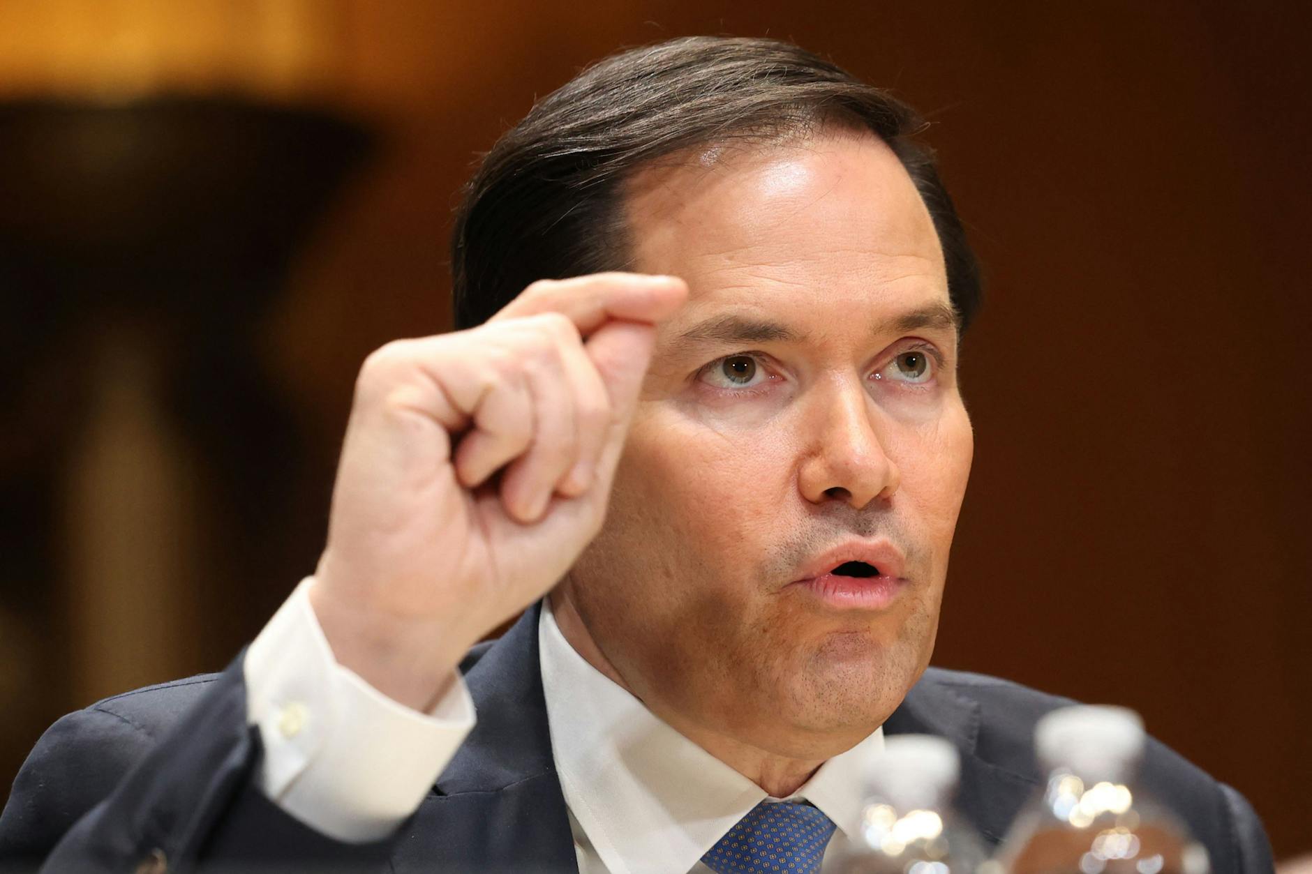 US-Außenminister Marco Rubio während einer Anhörung im Senat