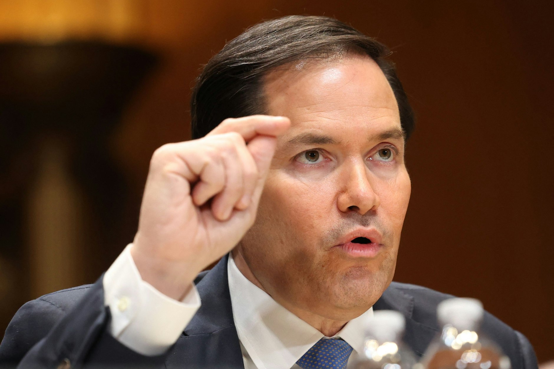 US-Außenminister Marco Rubio während einer Anhörung im Senat