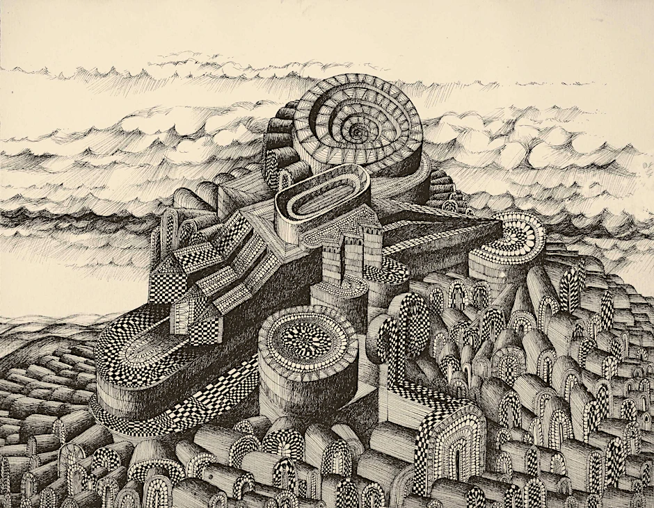 Eine prosperierende Utopie von Michael Kny: „Sächsisches Babel“&nbsp;(1981)