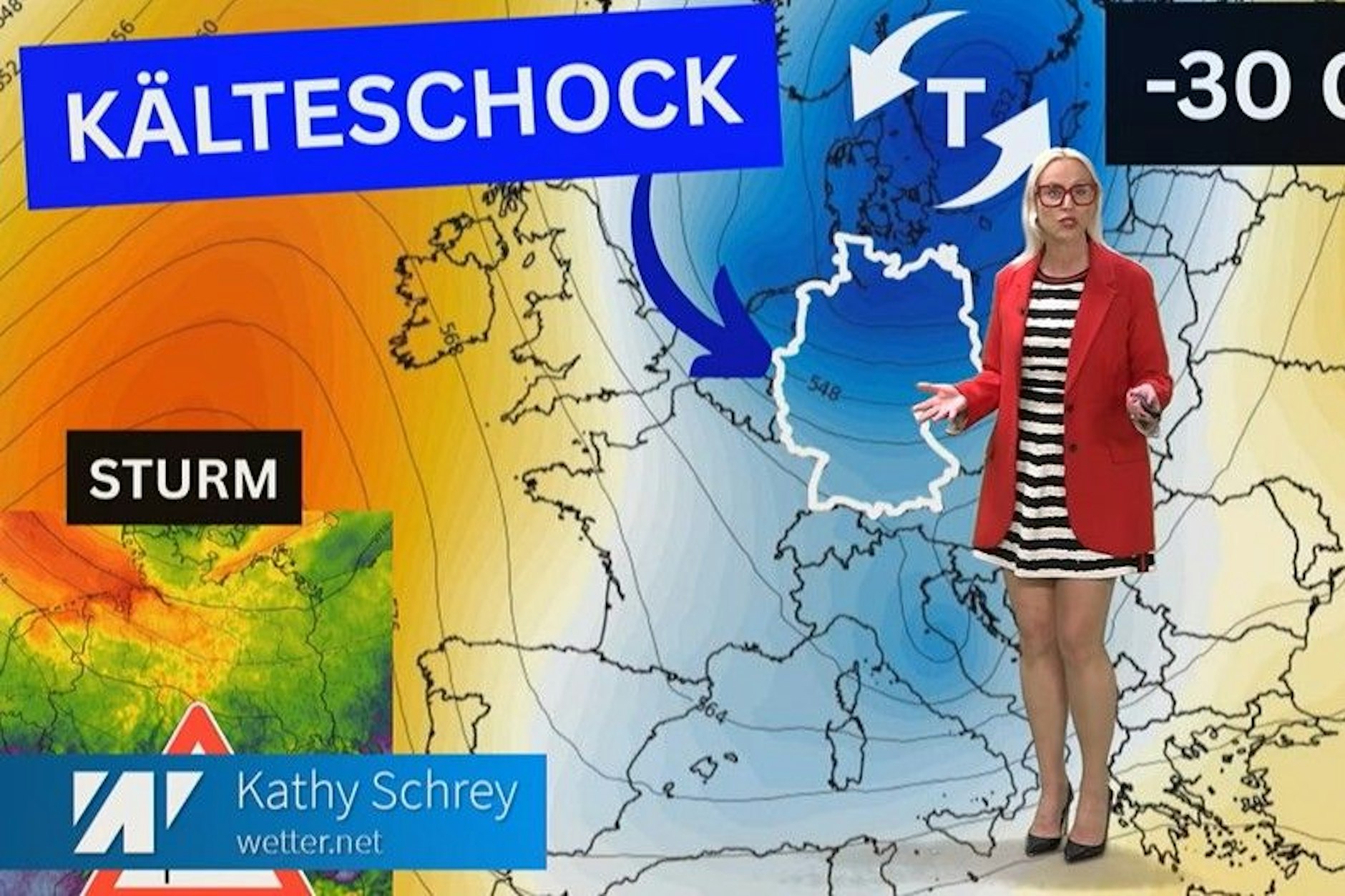 Wetter-Expertin Kathy Schrey verklärt, wie kalt es in Deutschland wirklich wird.