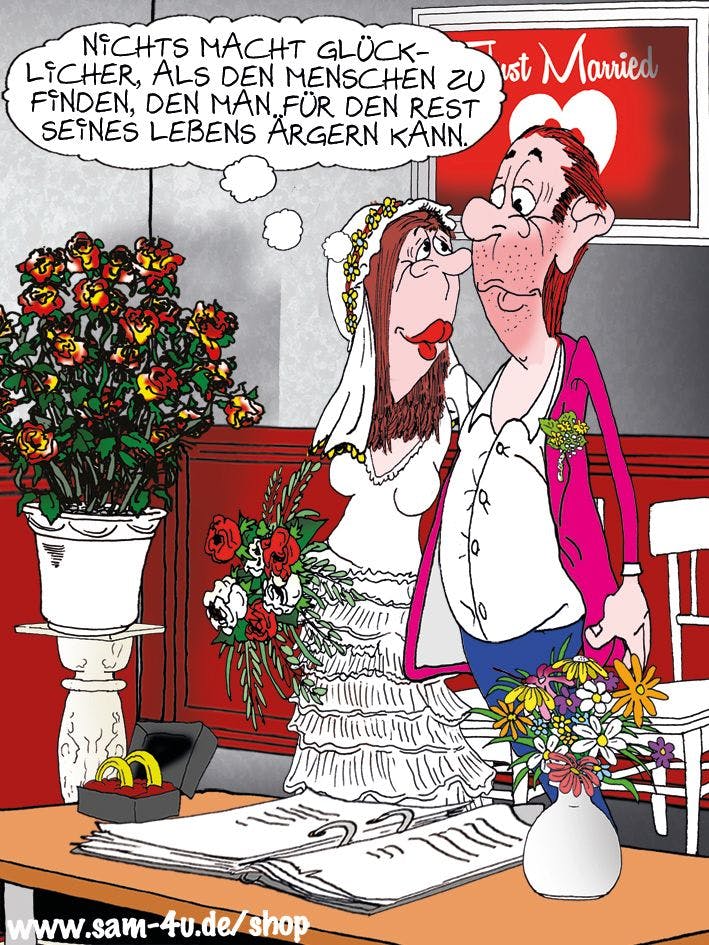 Lust auf unseren Cartoon des Tages? Er kommt auch heute von Zeichner Sam Paff aus Berlin - und hat einen festen Platz in der Rubrik Witz des Tages.
