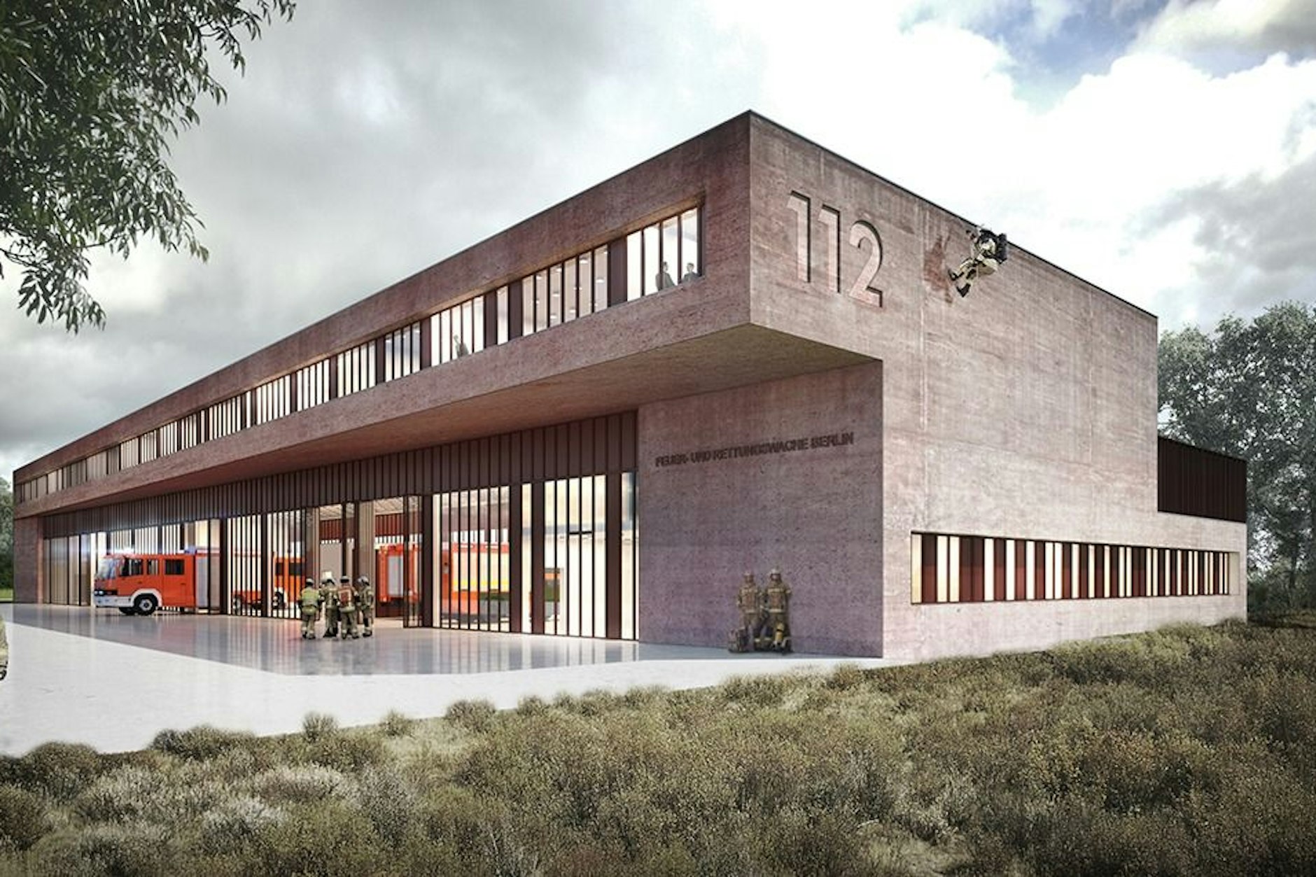 Die Fertigstellung der neuen Feuerwehrwache in Hohenschönhausen wird immer wieder verschoben.