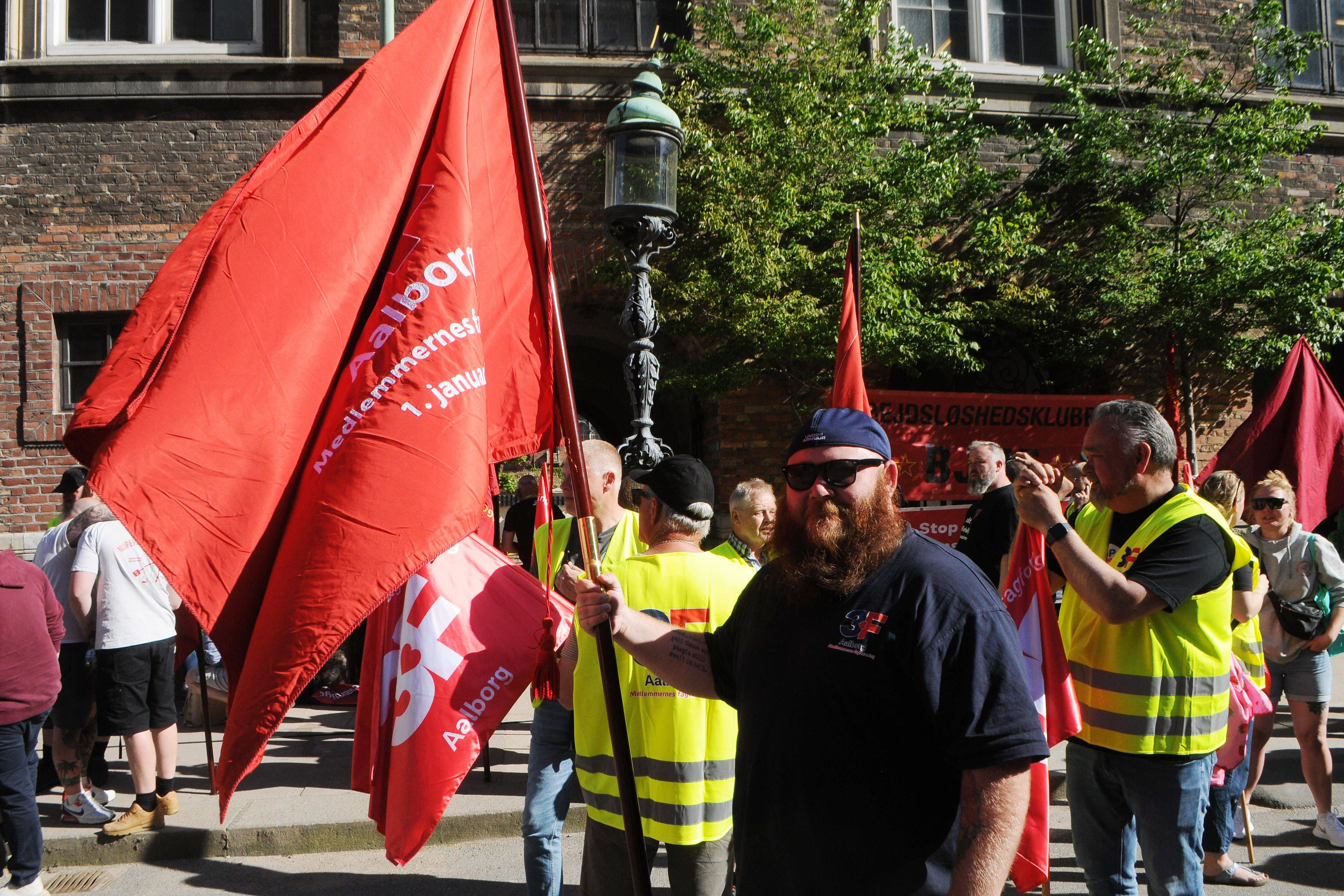 In Kopenhagen kam es zu Protesten gegen die Anhebung des Rentenalters.
