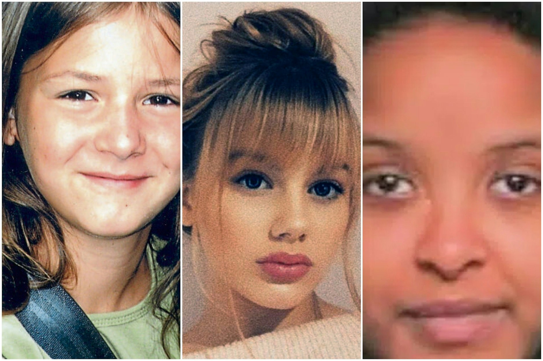 Sie heißen Sandra, Rebecca und Kebenu (v.l.) – wird ihr Schicksal jemals geklärt werden?