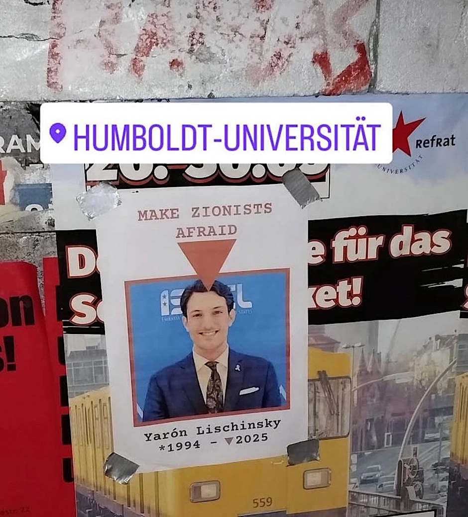 „Klare Morddrohung“: Dieses Foto soll am Freitag in Berlin-Mitte aufgenommen worden sein.