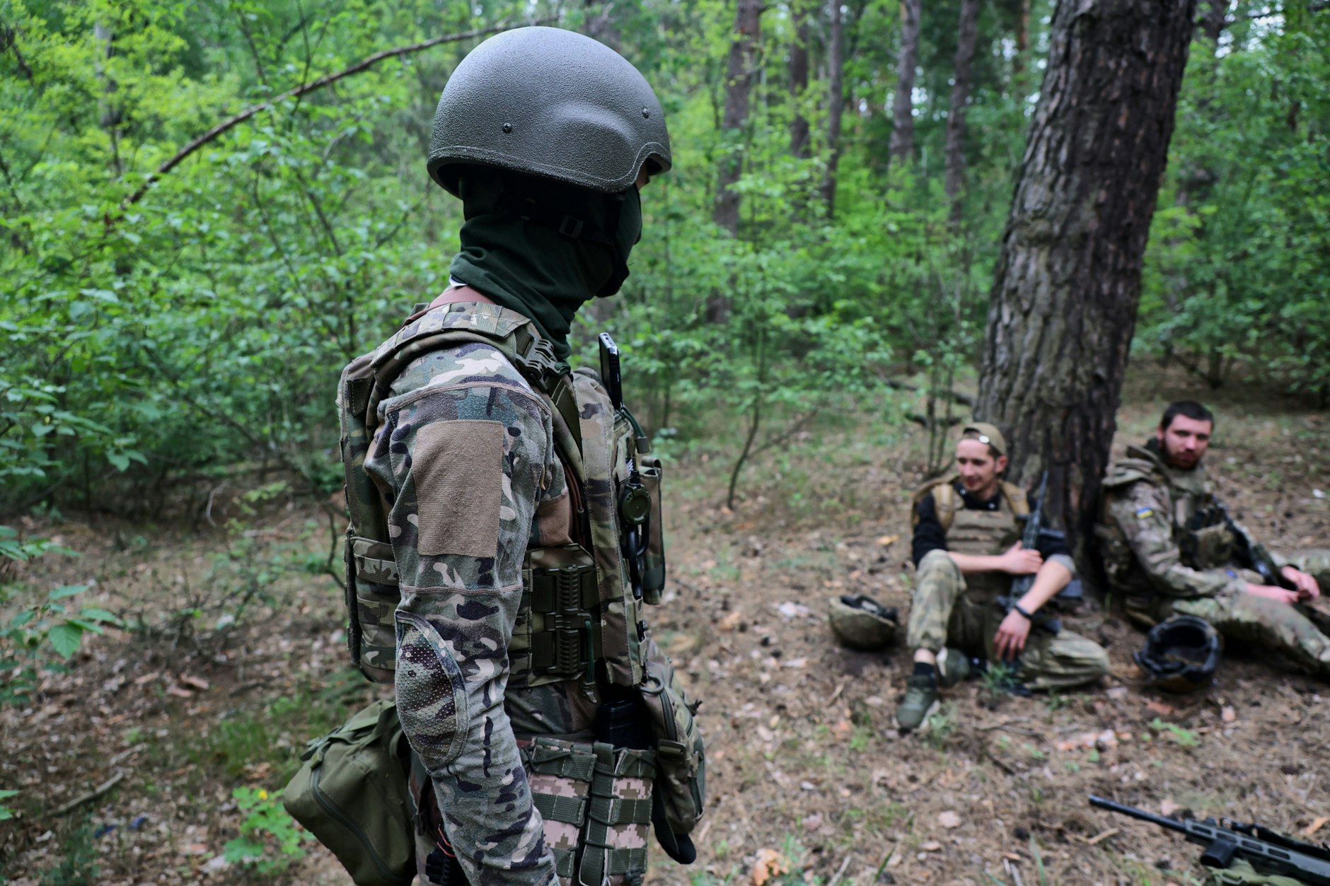 Ukrainische Soldaten während einer Übung in der Region Charkiw. Zuletzt eskalierte die Lage im kriegsgebeutelten Land wieder.