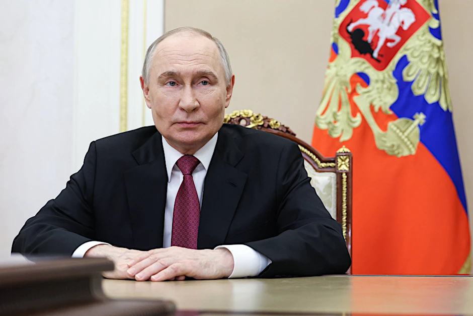 Russlands Präsident Wladimir Putin. US-Präsident Donald Trump bezeichnete ihn als verrückt.
