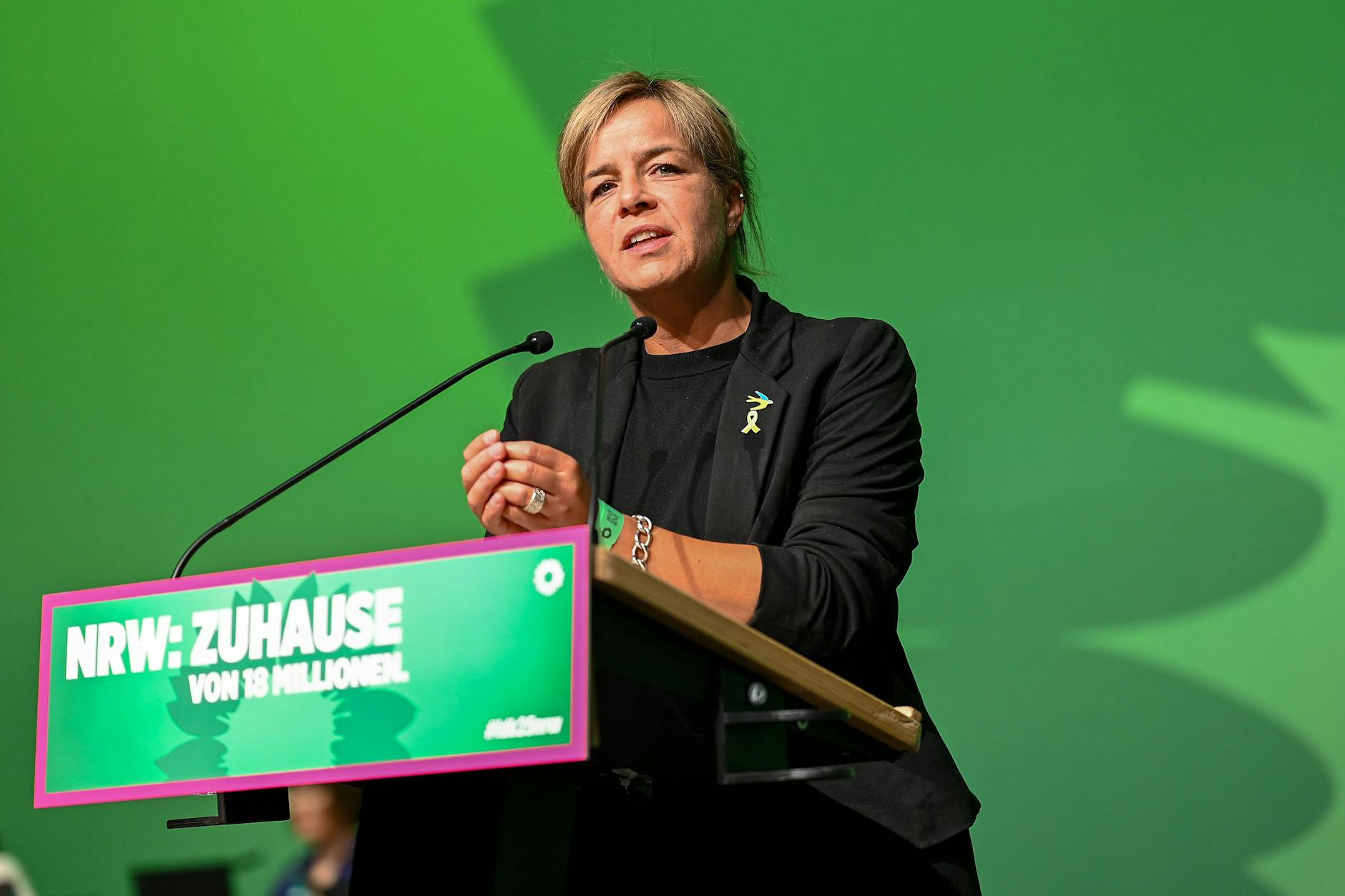 Will Geld für Regionen in Westdeutschland: die Grünen-Politikerin Neubaur.