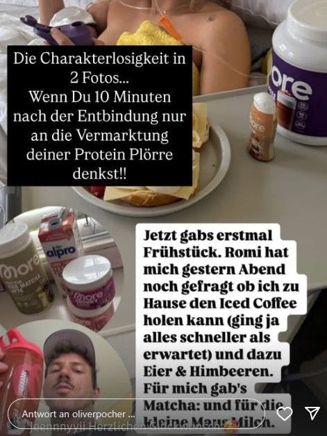 Oliver Pocher kritisiert bei Instagram die Story von Christian Wolf.