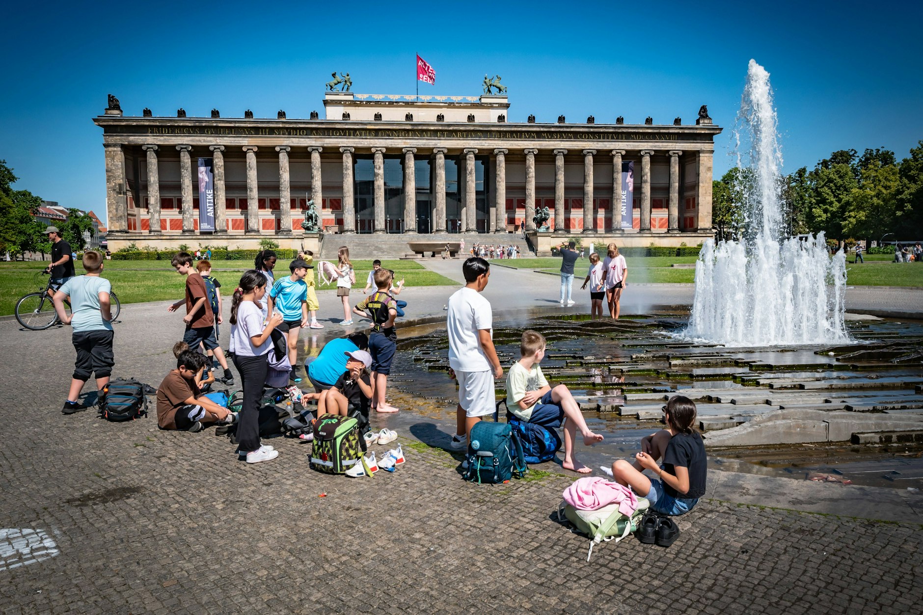 Das Alte Museum, erbaut von Karl Friedrich Schinkel nach dem Vorbild der Akropolis, war der erste Museumsbau auf der Insel, es sollten noch fünf weitere folgen