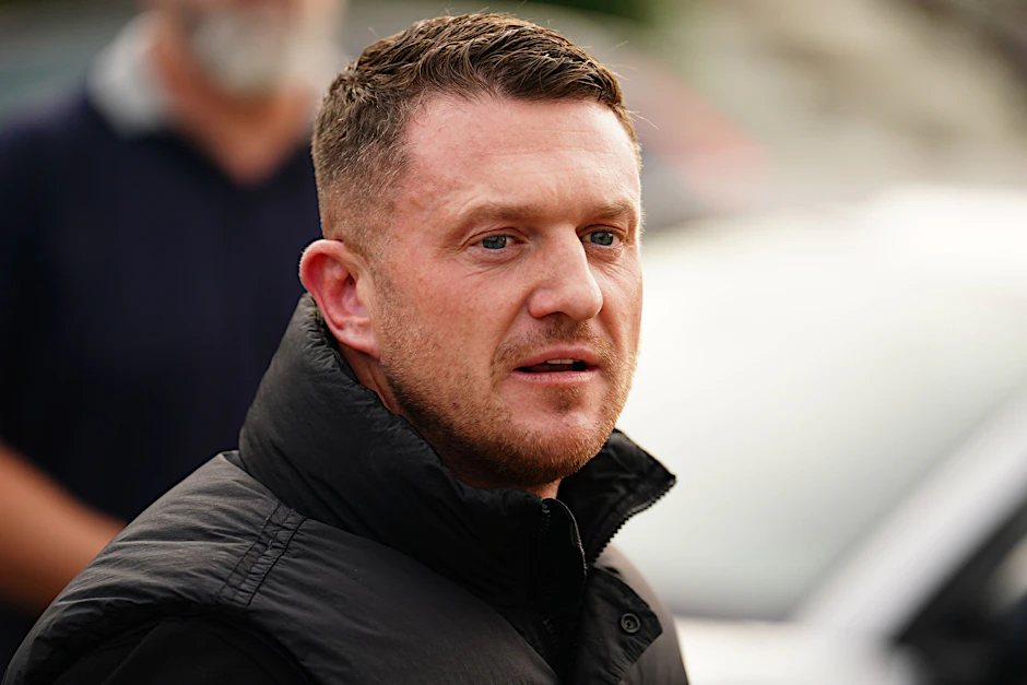 Tommy Robinson, der mit bürgerlichem Namen Stephen Yaxley-Lennon heißt.