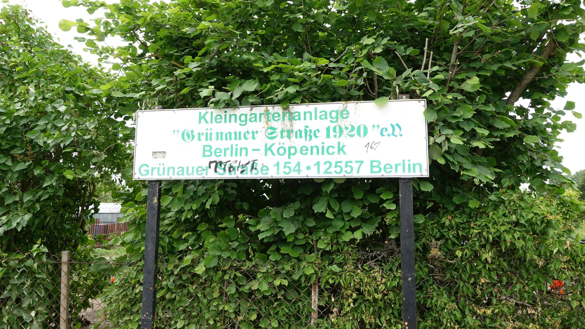 Die Kleingartenanlage in der Grünauer Straße hat Tradition.