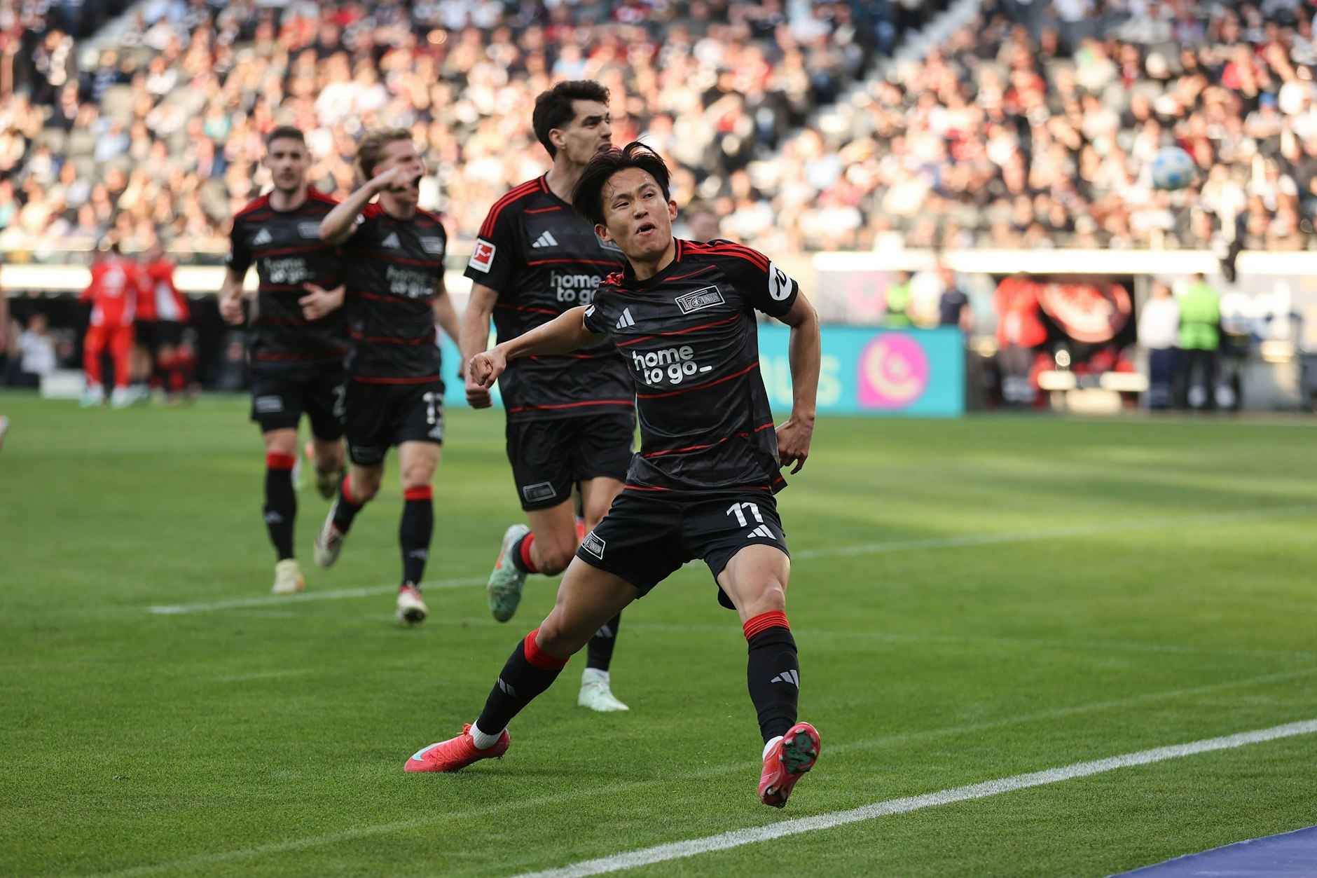 Woo-yeong Jeong erzielte beim wichtigen 2:1-Sieg in Frankfurt sein drittes Tor für den 1. FC Union. Weitere sollen nach seinem Wechsel vom VfB Stuttgart nun folgen. 
