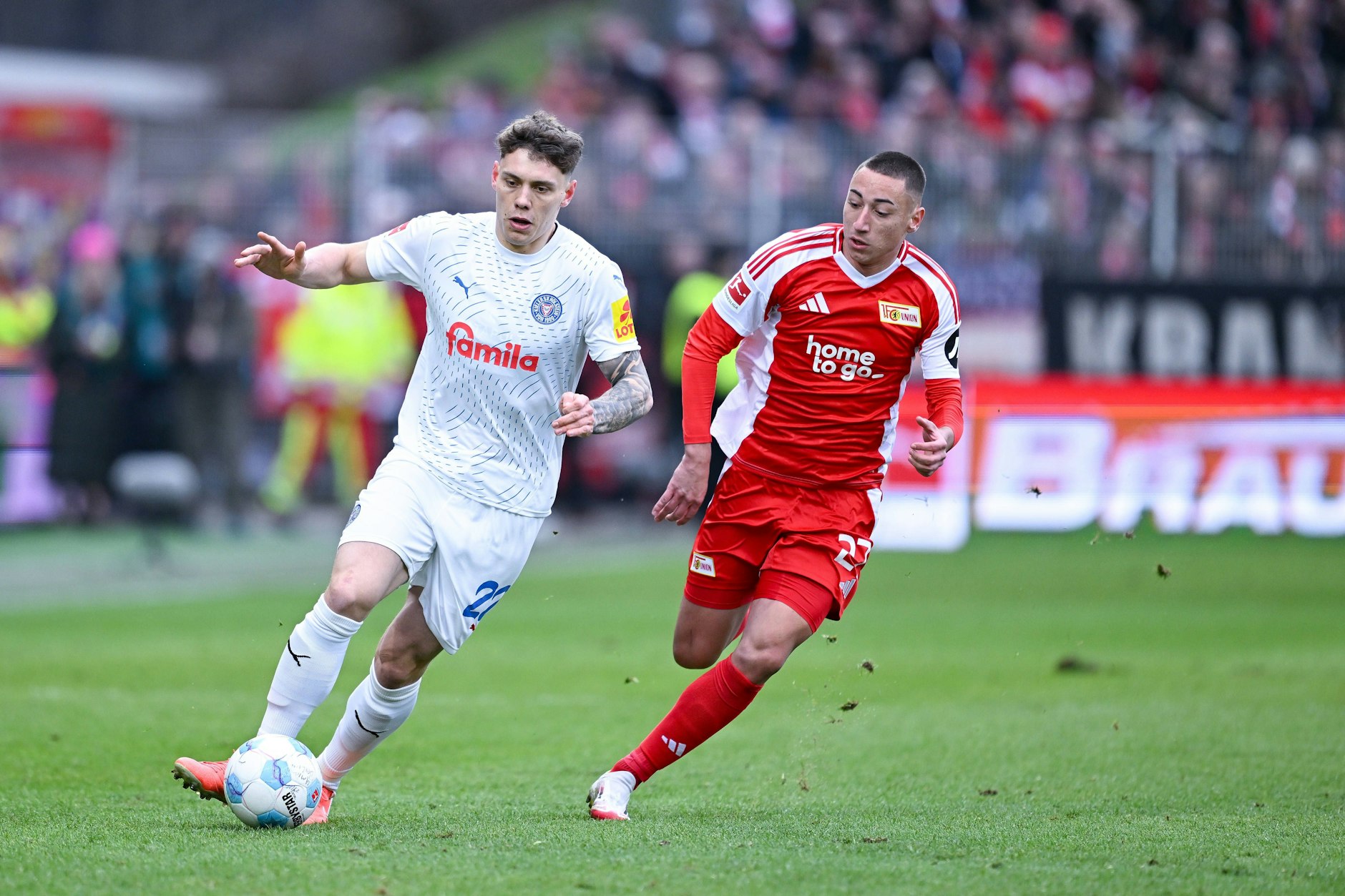 Kiels Mittelfeldmann Nicloai Remberg (23) wird von vielen Bundesligaklubs gejagt. Der 1. FC Union hat dennoch gute Karten im Transferpoker.